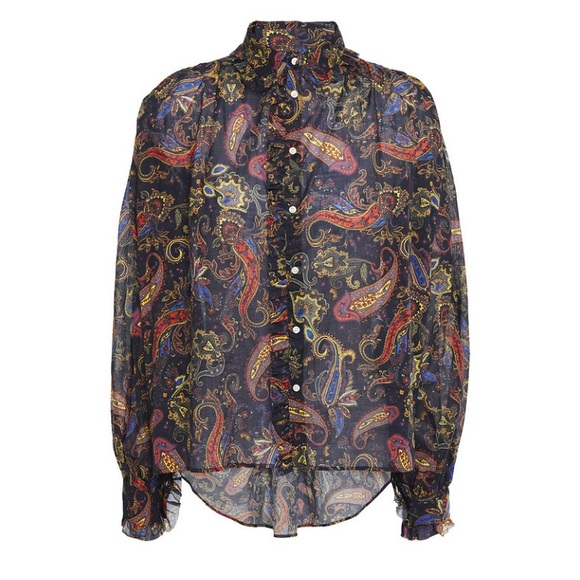 NWT Gorgeous Maje button down top - Picture 2 of 8